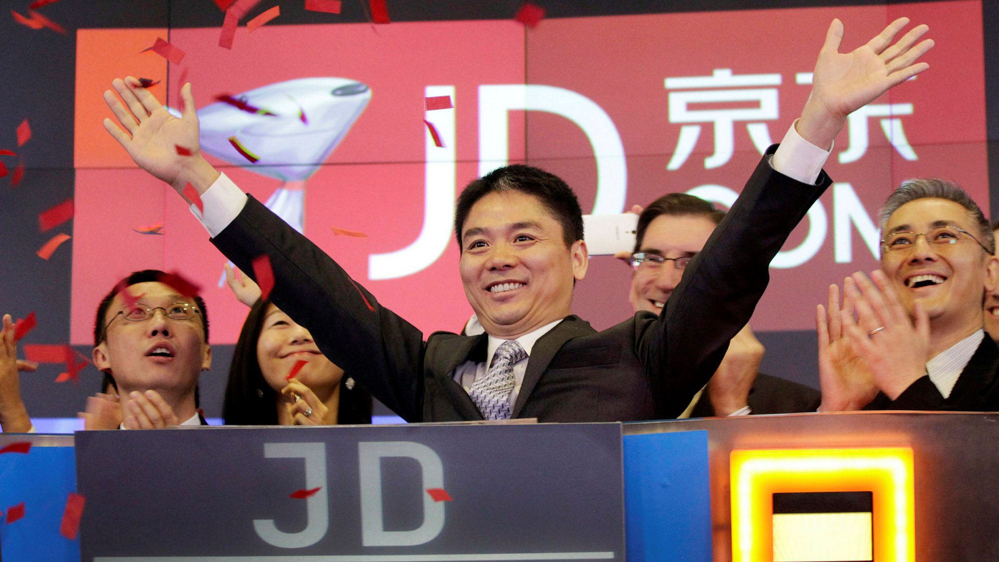 Liu thành lập JD.com vào năm 1998. Ảnh: @AFP.