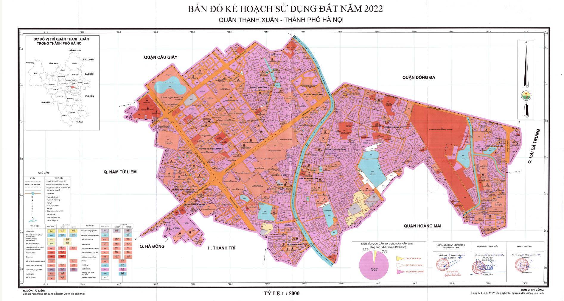  18 dự án nằm trong kế hoạch sử dụng đất năm 2022 của quận Thanh Xuân - Ảnh 1.