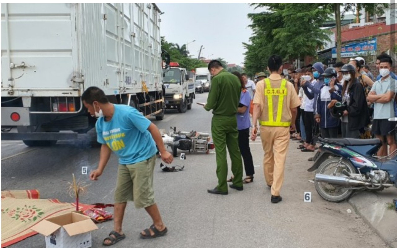 Tai nạn thương tâm trên QL37, địa phận Hải Dương khiến 1 người chết, nhiều người bị thương