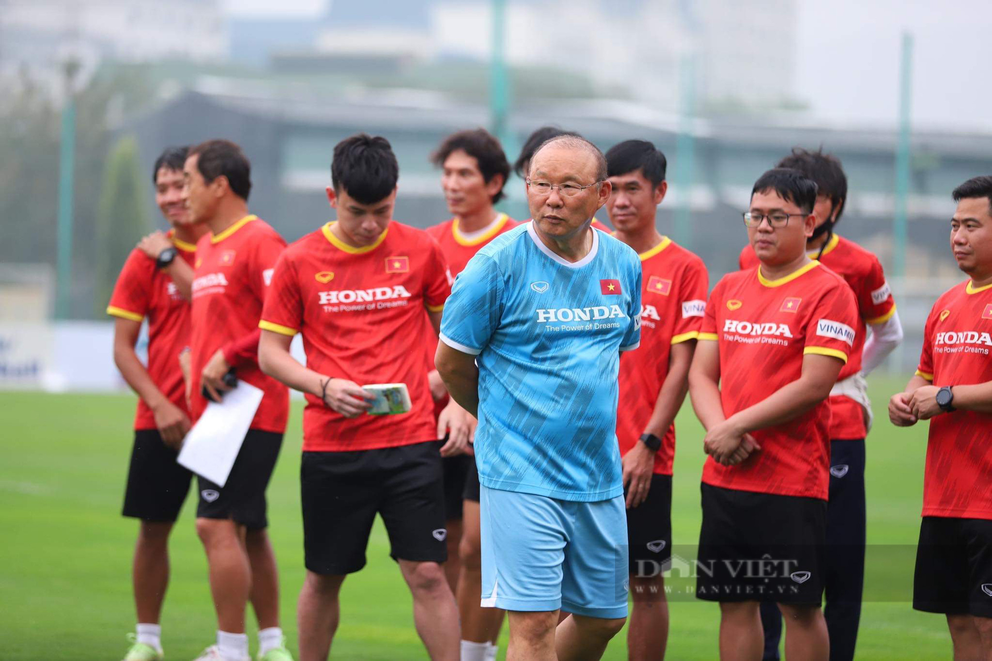 Tiến Linh, Hùng Dũng, Hoàng Đức tập buổi đầu với U23 Việt Nam - Ảnh 7.