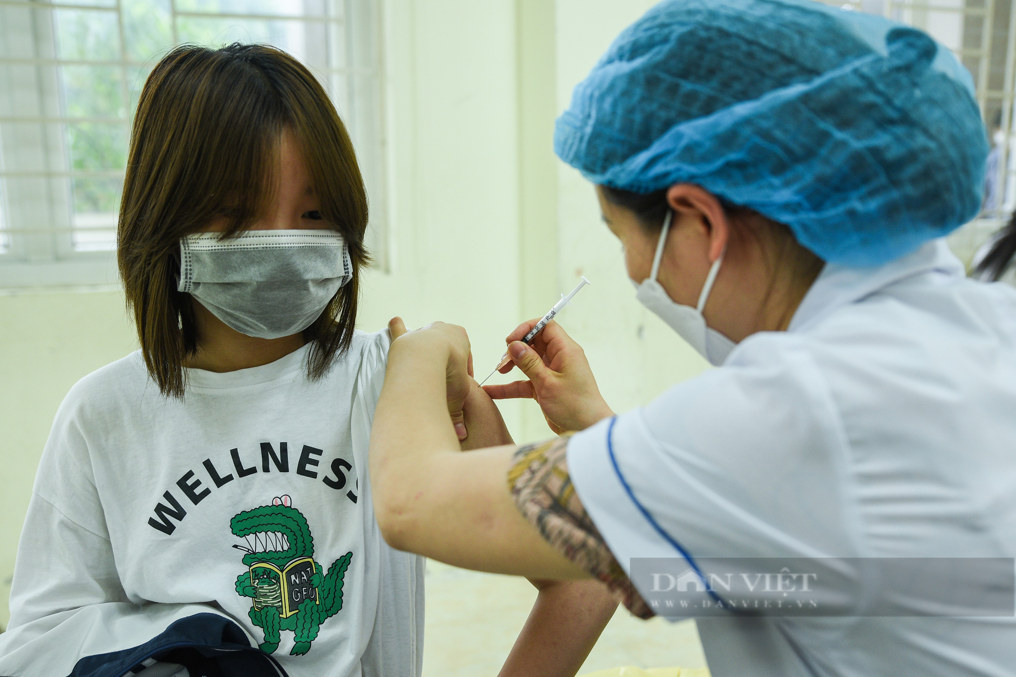 Hà Nội tiến hành tiêm vaccine Covid-19 cho trẻ từ 5 đến dưới 12 tuổi - Ảnh 7.