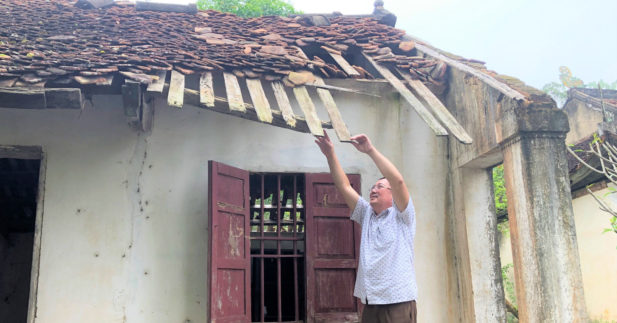 The hundreds-year-old national-level ancient communal house is seriously degraded
