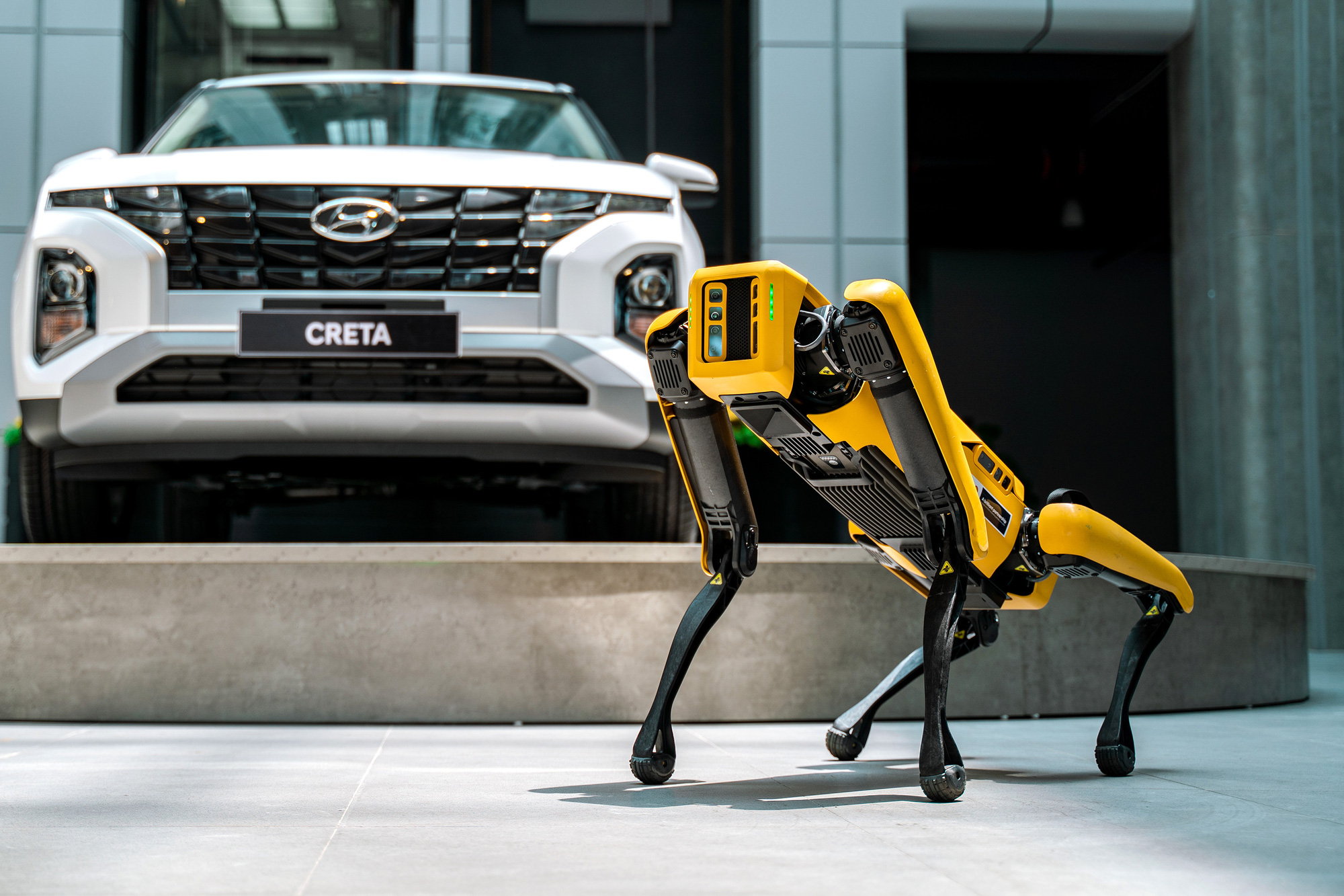 Hyundai trang robot Spot Boston Dynamic giúp nâng cao trải nghiệm khách hàng - Ảnh 1.