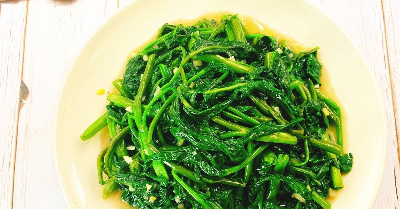 Stir-fried water spinach is black?  When washing vegetables, please add this 1 thing, make sure the fried vegetables are green and shiny
