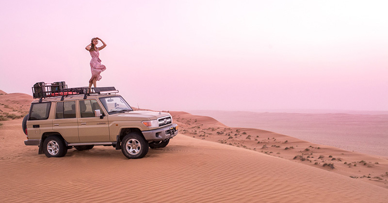 Tour to discover the beauty “treasures” of the Middle Eastern desert paradise.