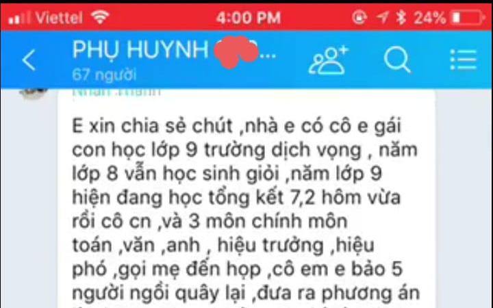 "Phụ huynh tố bị ép ký đơn cam kết không cho con thi vào lớp 10": Bộ GDĐT, Sở GD ĐT Hà Nội lên tiếng