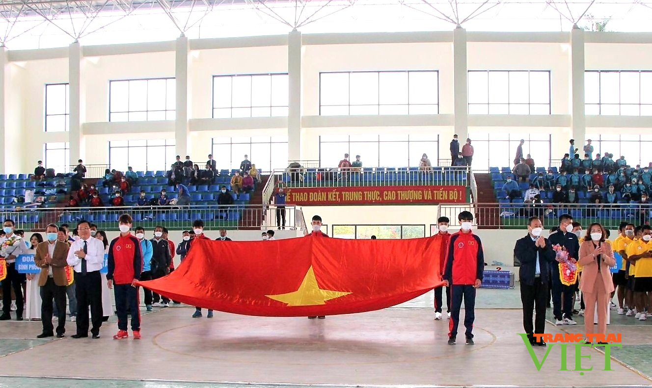 Lai Châu: Khai mạc Giải vô địch đẩy gậy và kéo co quốc gia năm 2022 - Ảnh 1.