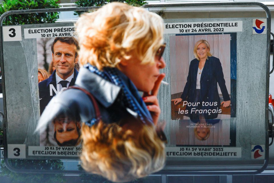 Mr. Macron and Ms. Le Pen confront 