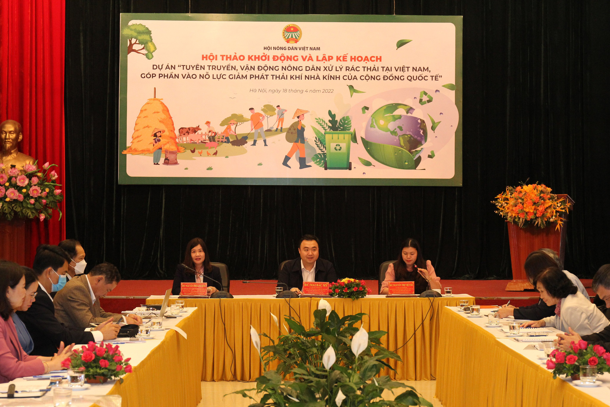 Hội Nông dân Việt Nam tổ chức hội thảo và lập kế hoạch cho dự án về xử lý rác thải - Ảnh 1.