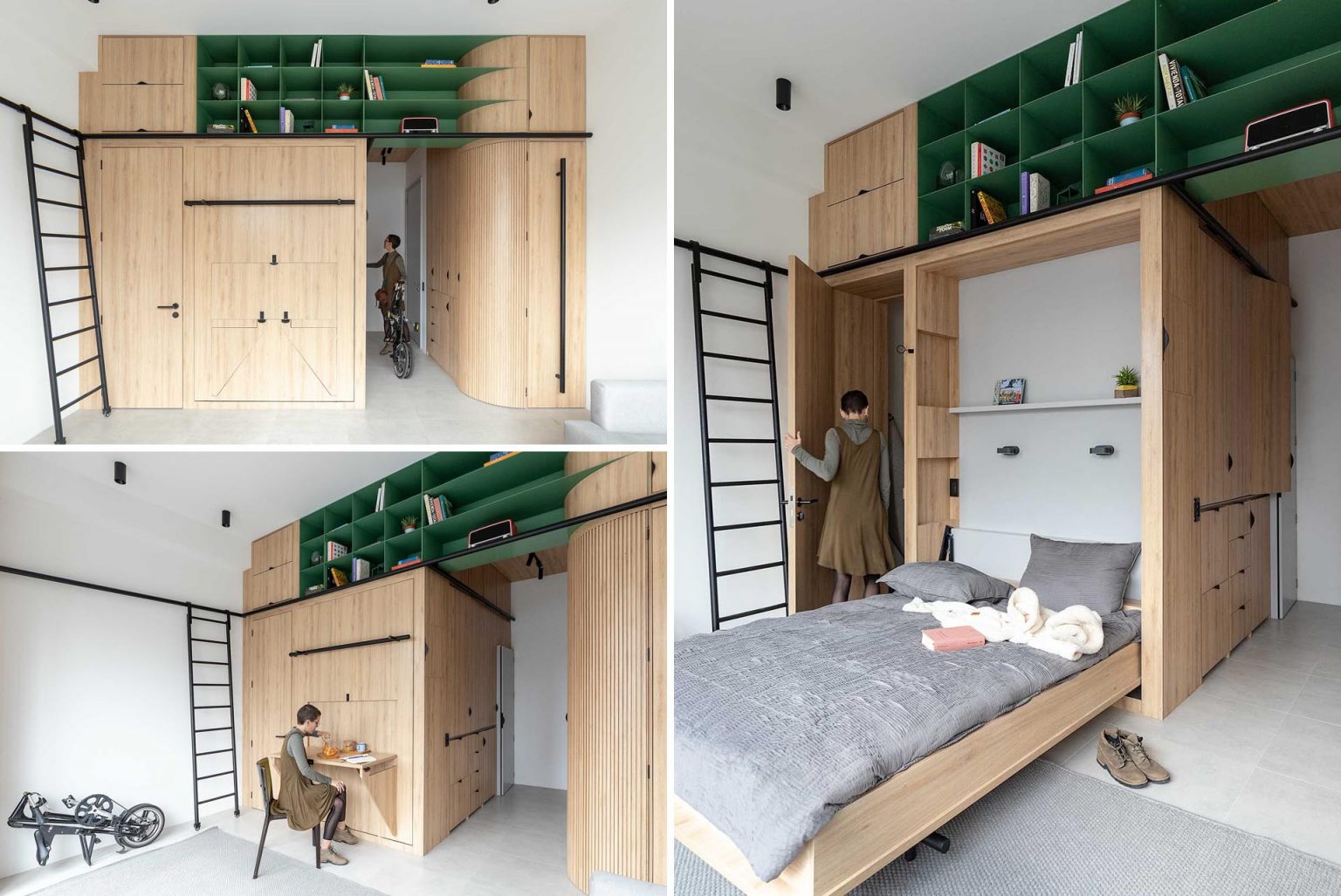 Design a wardrobe to help make the most of the space in a small apartment - Photo 1.