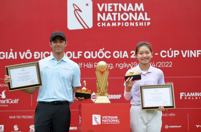 Giải vô địch Golf Quốc gia 2022 – Cúp VinFast: Nguyễn Huy Thắng ghi điểm hole in one ở khoảng cách 148 yard - Ảnh 3.