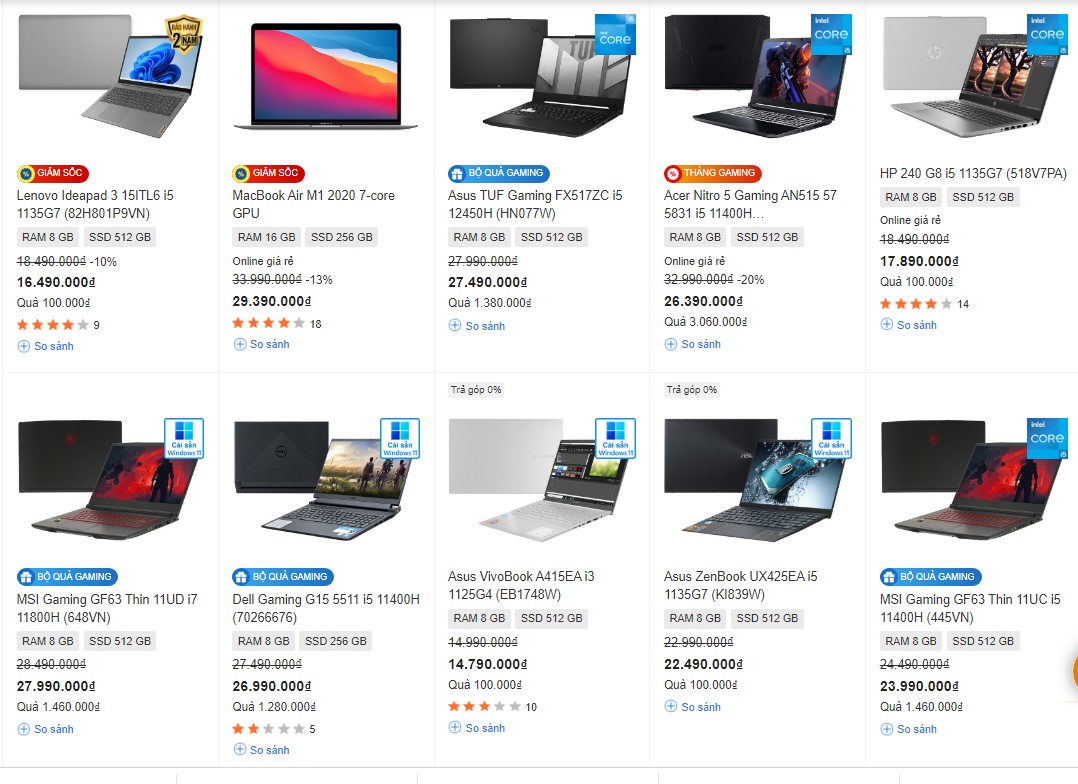 Discounts do not brake, many laptop models have deep promotions up to 6 million VND - Photo 1.