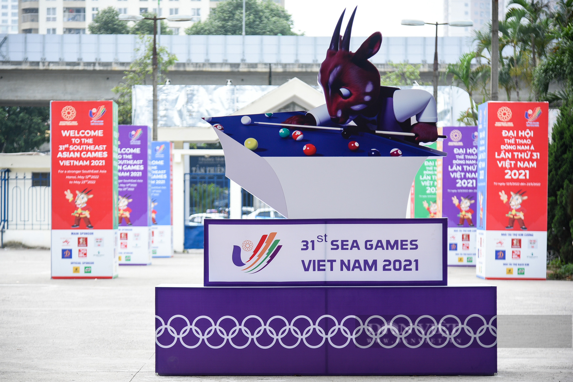 Nhà thi đấu quận Hà Đông sẵn sàng cho việc tổ chức thi đấu môn Billiards tại SEA Games 31 - Ảnh 5.