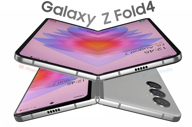 Đã mắt với hình ảnh Samsung Galaxy Z Fold4 sắp ra mắt - Ảnh 1.