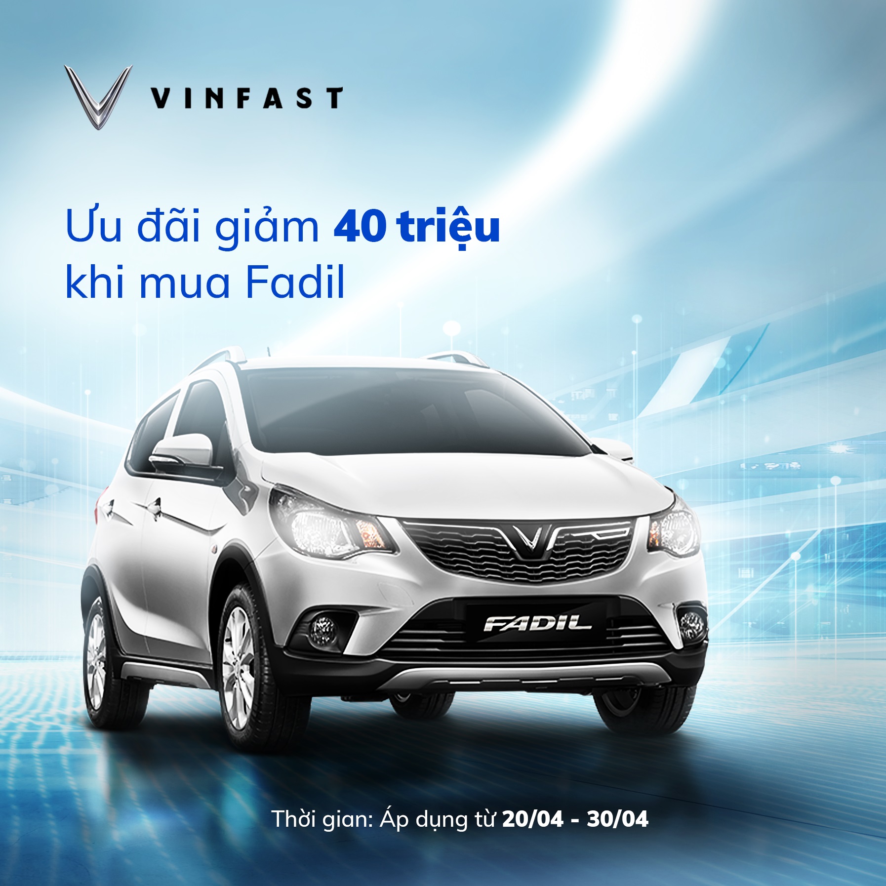 VinFast Fadil ưu đãi 40 triệu đồng trong 10 ngày cuối tháng 4 - Ảnh 1.