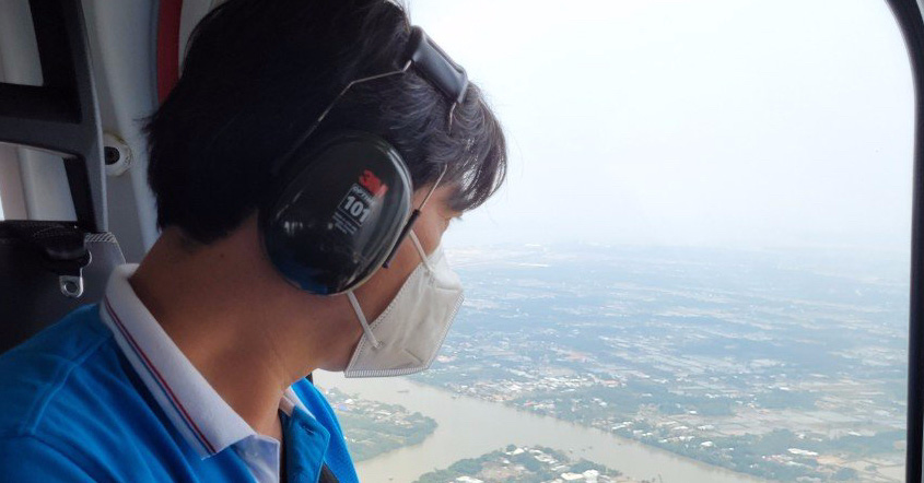 More companies selling helicopter tours to see Ho Chi Minh City on the occasion of the 30/4 holiday, how much does it cost?