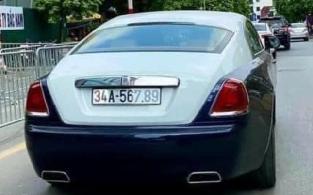 Beautiful number plates only attached to luxury cars