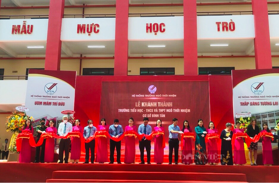 TP.HCM: Trường tư thục Ngô Thời Nhiệm khánh thành cơ sở 4, nhận thêm học sinh từ quỹ Vừ A Dính  - Ảnh 1.