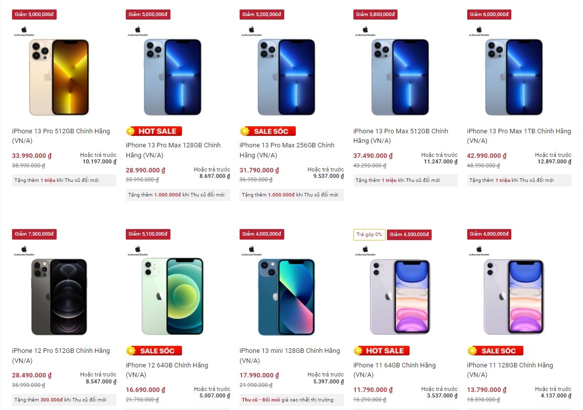 Many iPhone models have deep discounts on the occasion of April 30, some models are reduced by more than 7 million - Photo 1.