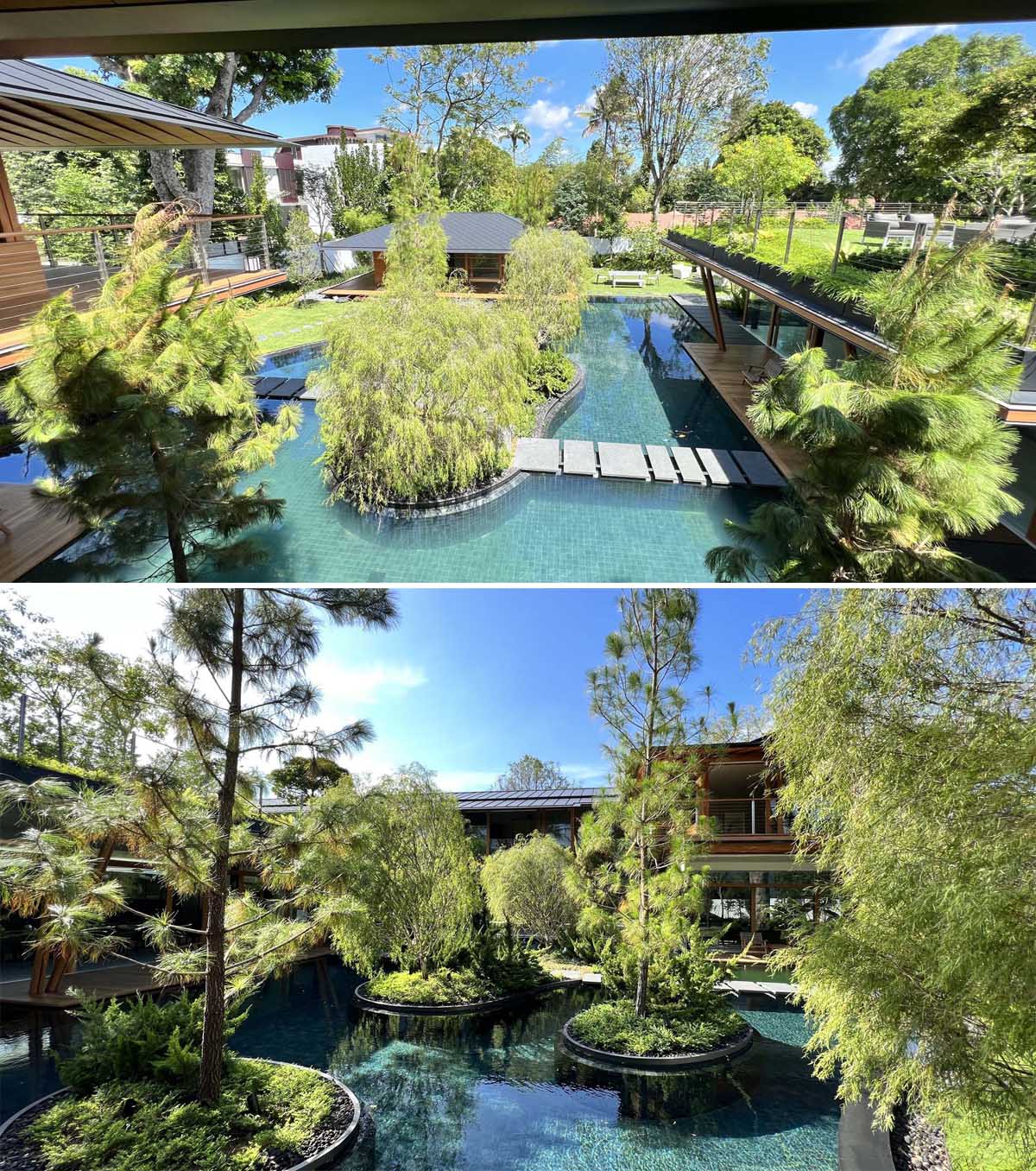 Độc đáo ngôi nhà đẹp xanh mát ở Singapore  - Ảnh 4.