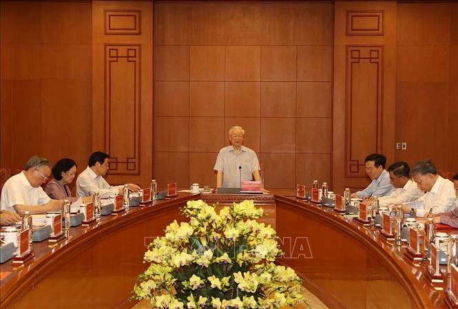 Tổng Bí thư Nguyễn Phú Trọng chủ trì họp về phòng, chống tham nhũng, tiêu cực - Ảnh 2.