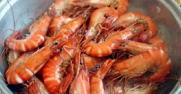 Steaming shrimp is not only for ginger, lemongrass: Adding this is the best, shrimp is sweet, fragrant, snake meat, let cool and not fishy.
