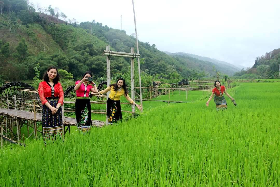 dulichsinhthai1 16510521133861808360202 Du lịch sinh thái từ 40 cọn nước trên cánh đồng thẳng cánh cò bay