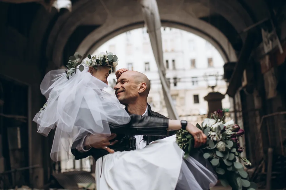 Love and happiness in the midst of the war in Ukraine: The couple decided to get married in the middle of a bullet because 