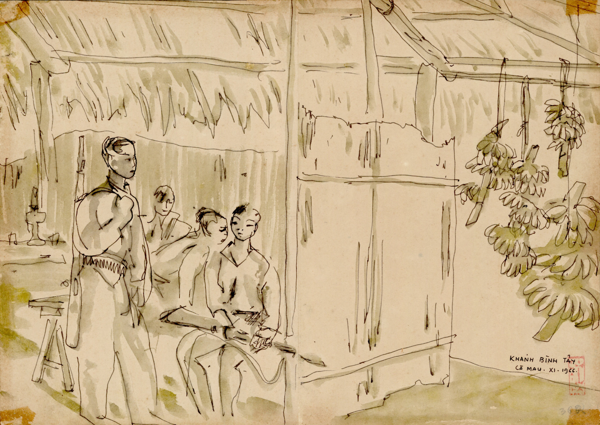 70 sketches depicting realistically and emotionally the southern resistance war - Photo 5.
