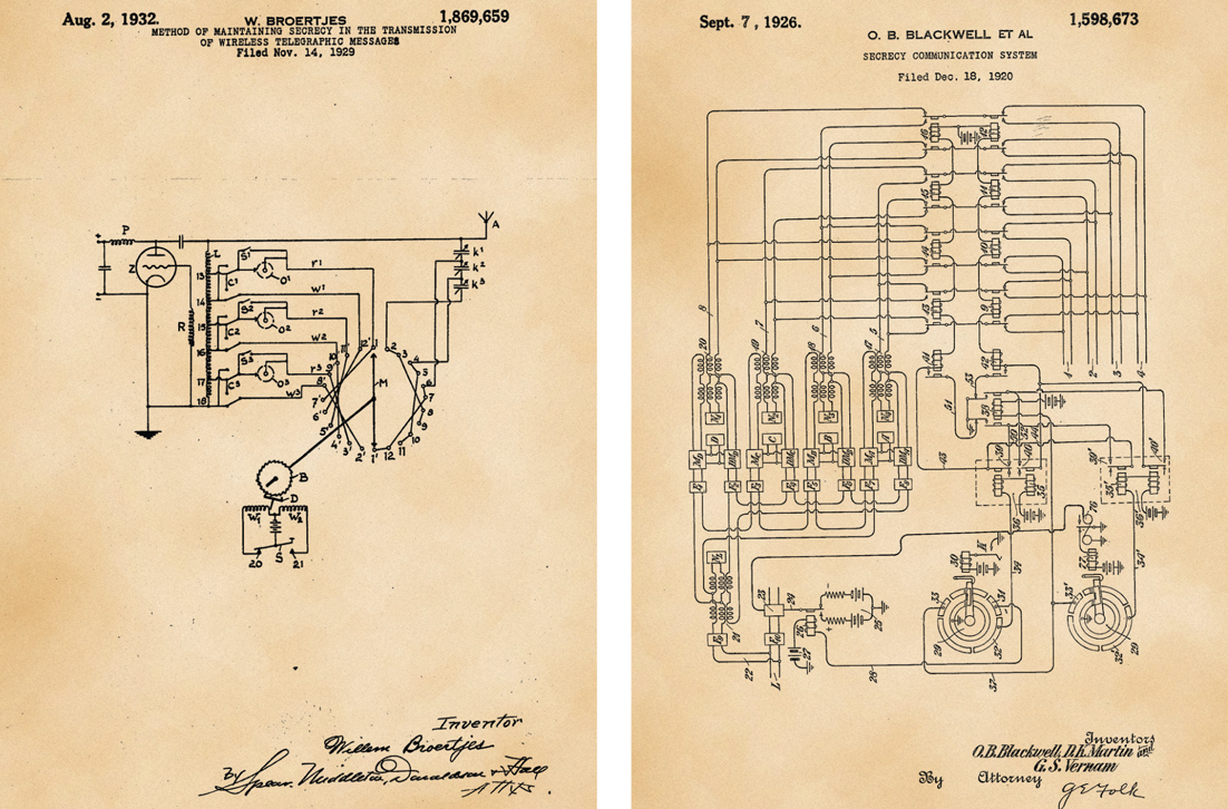 US Patent No. 2,292,387 was awarded to them in August 1942. Photo: @Google.