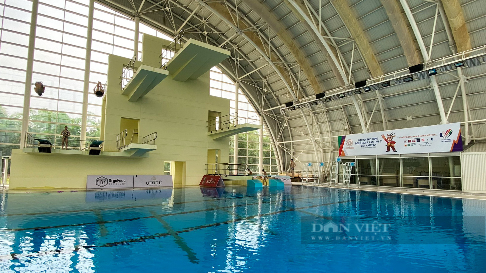 Watch with your own eyes the Vietnamese diving team practice to prepare for the 31st SEA Games - Photo 1.