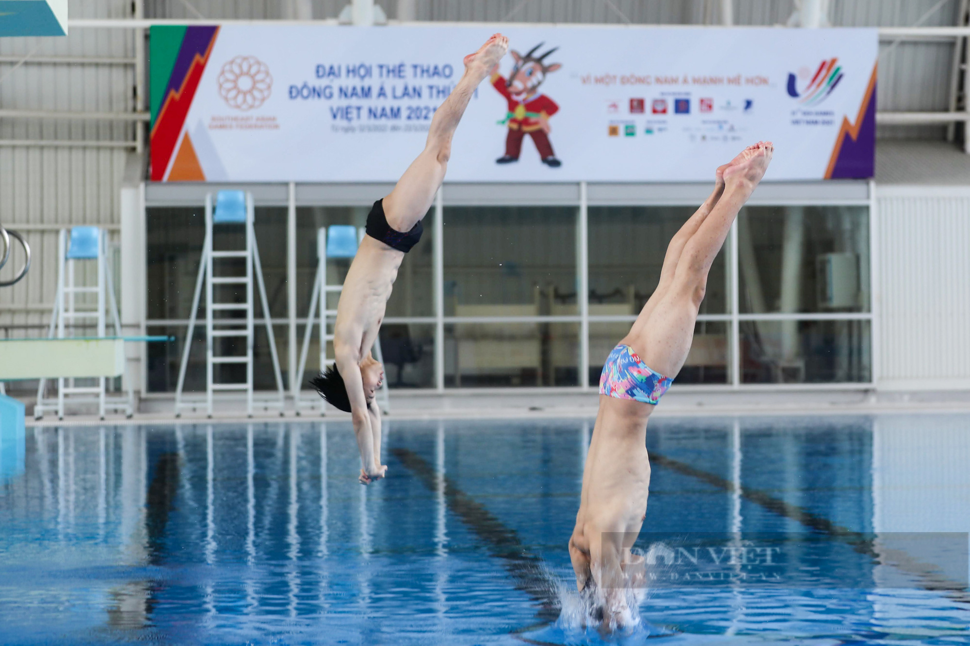 Watch with your own eyes the Vietnamese diving team practice to prepare for the 31st SEA Games - Photo 10.