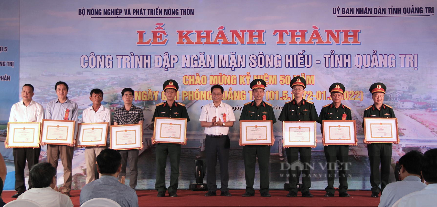 Quảng Trị: Khánh thành dự án đập ngăn mặn sông Hiếu 442 tỷ đồng - Ảnh 2.