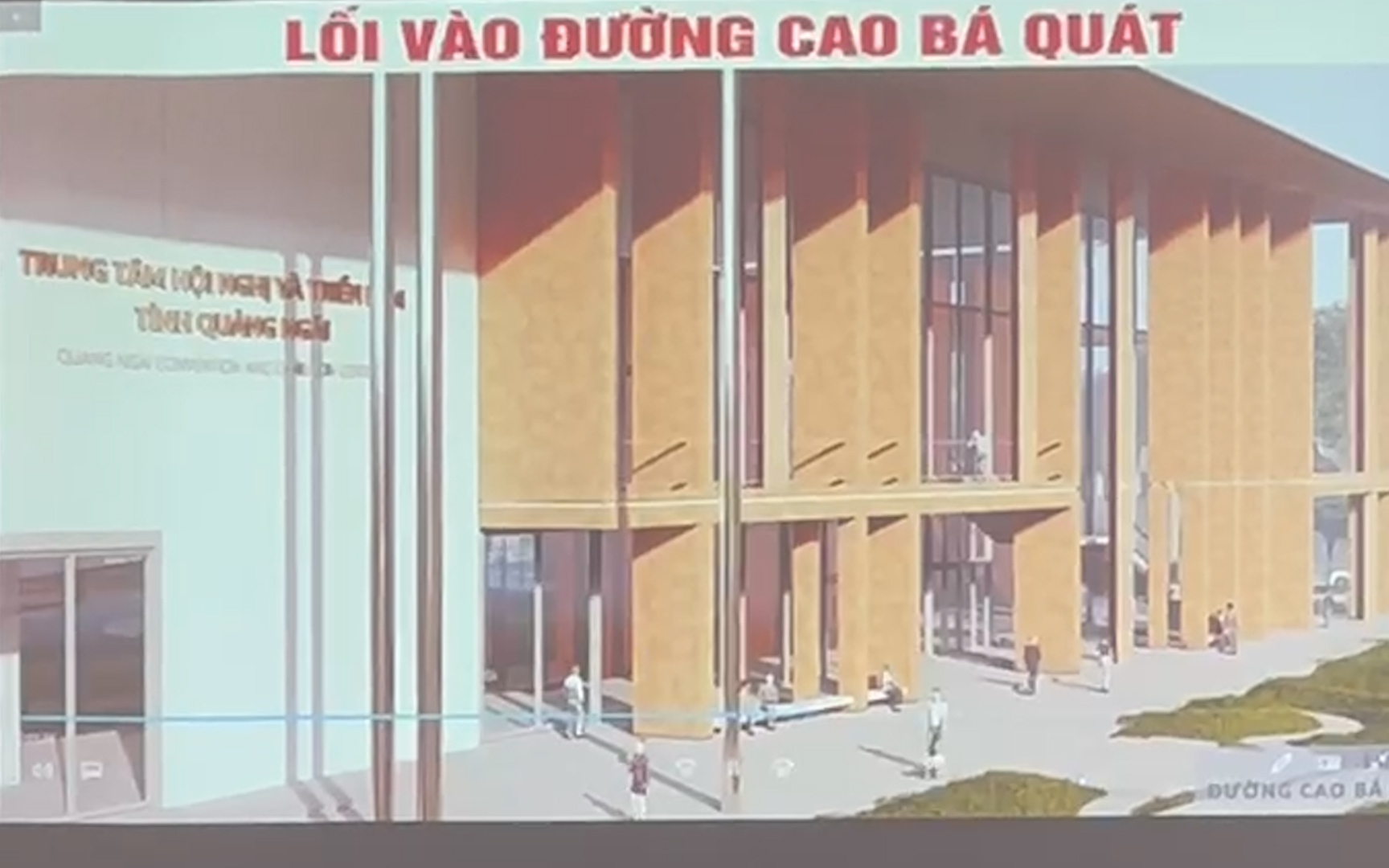 Công bố kết quả thi tuyển phương án thiết kế Trung tâm hội nghị và Triển lãm 300 tỷ tại Quảng Ngãi