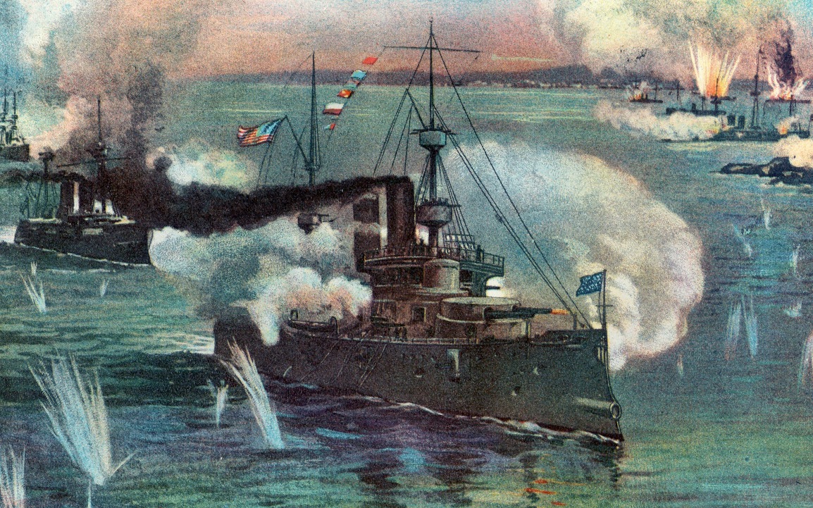 The USS Olympia cruiser helped the US wipe out the mighty Spanish fleet