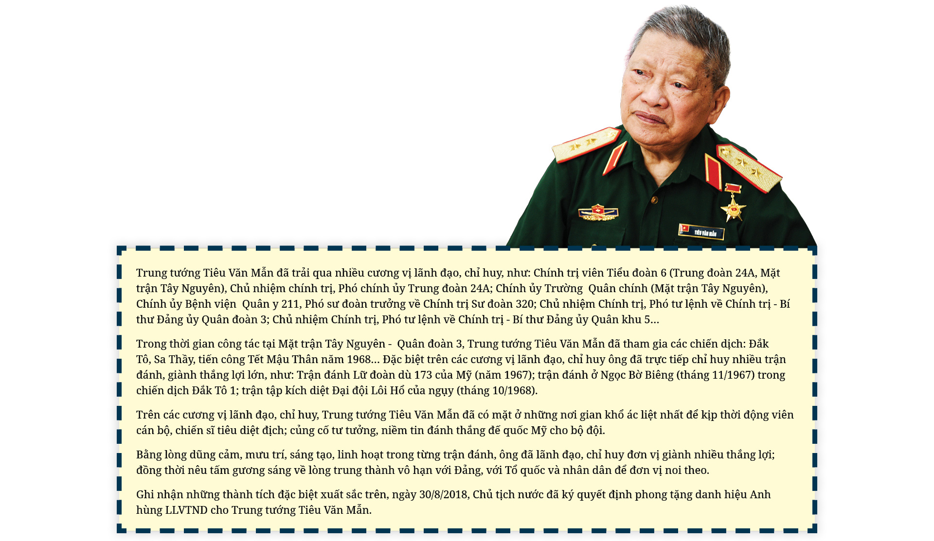 Anh hùng LLVTND, Trung tướng Tiêu Văn Mẫn: Dấu ấn để đời của vị tướng trong cuộc đời binh nghiệp thời chiến và thời bình - Ảnh 12.