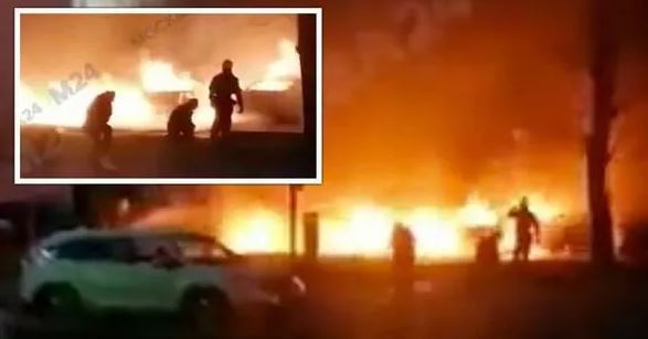 Mass car explosion in Moscow, people panicked by the “sea of ​​fire”
