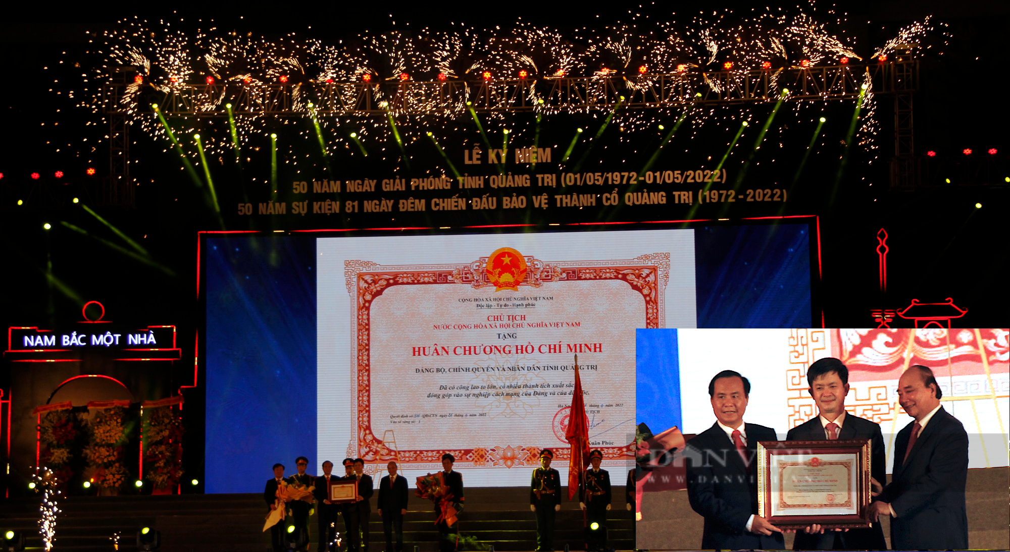 Chủ tịch nước trao Huân chương Hồ Chí Minh cho cán bộ, nhân dân tỉnh Quảng Trị - Ảnh 1.