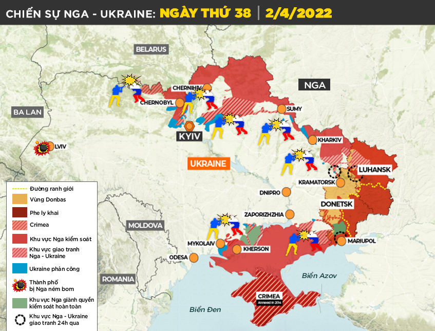 Chiến sự Nga - Ukraine ngày 3/3: Nga lần đầu tấn công lớn vào Odessa, lực lượng Ukraine sẵn sàng kháng cự ở miền Đông - Ảnh 3.