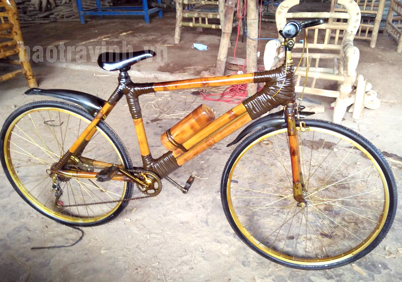 Ông nông dân Trà Vinh sáng chế ra xe đạp bằng tre, các khu resort đặt mua tới tấp, bán ra cả nước ngoài - Ảnh 3.