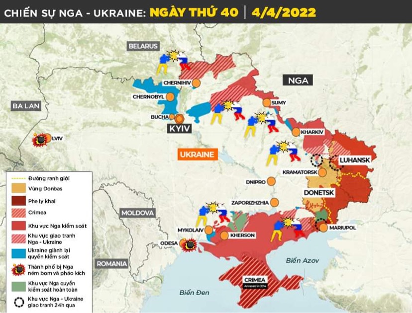 Chiến sự Nga - Ukraine ngày 5/4: Mỹ, EU tính giáng thêm đòn &quot;đánh gục&quot; Nga, Moscow mở đường lui cho lính Ukraine ở Mariupol - Ảnh 3.