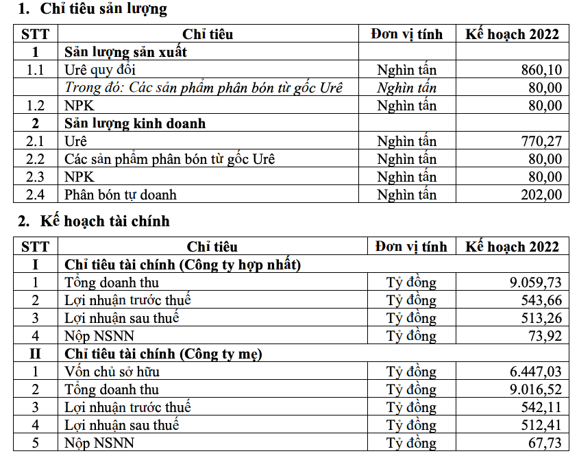 Đạm Cà Mau (DCM) dự báo lợi nhuận giảm 72% năm nay, cổ đông có thể nhận cổ tức 1.800 đồng/cp năm 2021 - Ảnh 1.