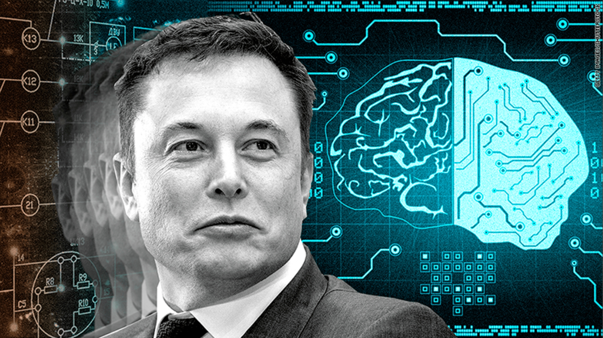 Elon Musk cho biết mọi người có thể tải tính cách của họ lên một robot hình người mà Tesla chế tạo. Ảnh: @AFP.
