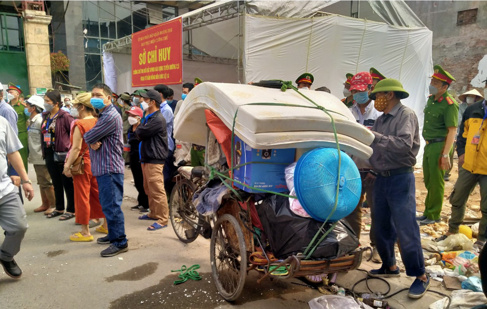 Hoàng  Mai hoàn  thành cưỡng chế thu hồi đất GPMB  đường vành đai 2.5  - Ảnh 1.