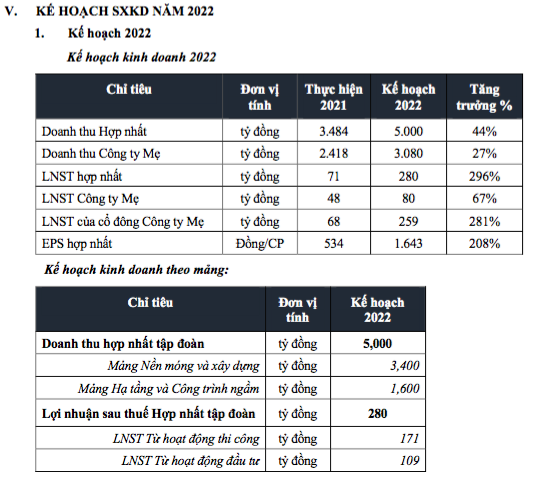 FECON (Mã: FCN) táo bạo đặt mục tiêu &quot;khủng&quot; tăng trưởng 296% năm 2022 - Ảnh 1.