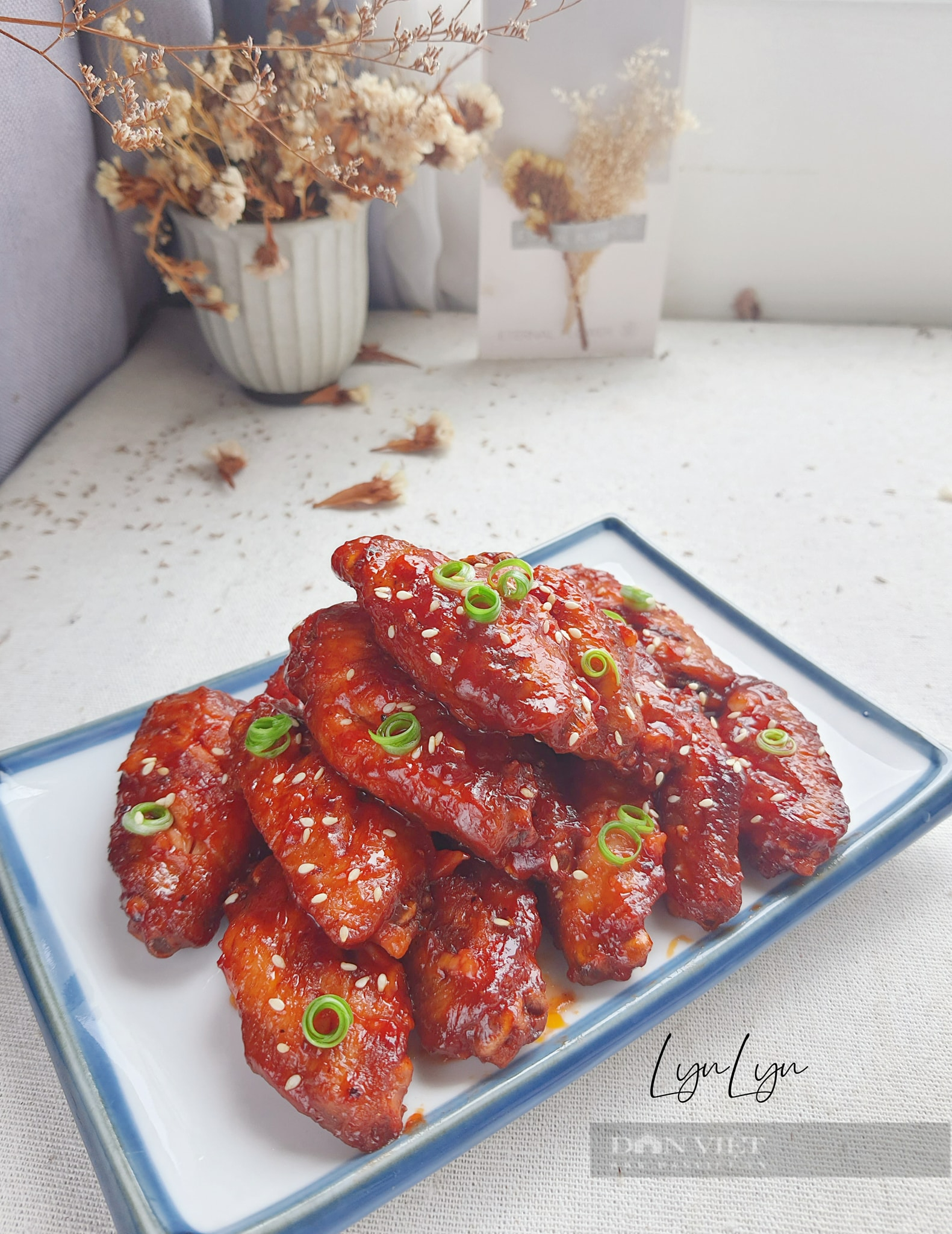Chicken wings marinated with this sauce, guaranteed to be beautiful and delicious - Photo 1.