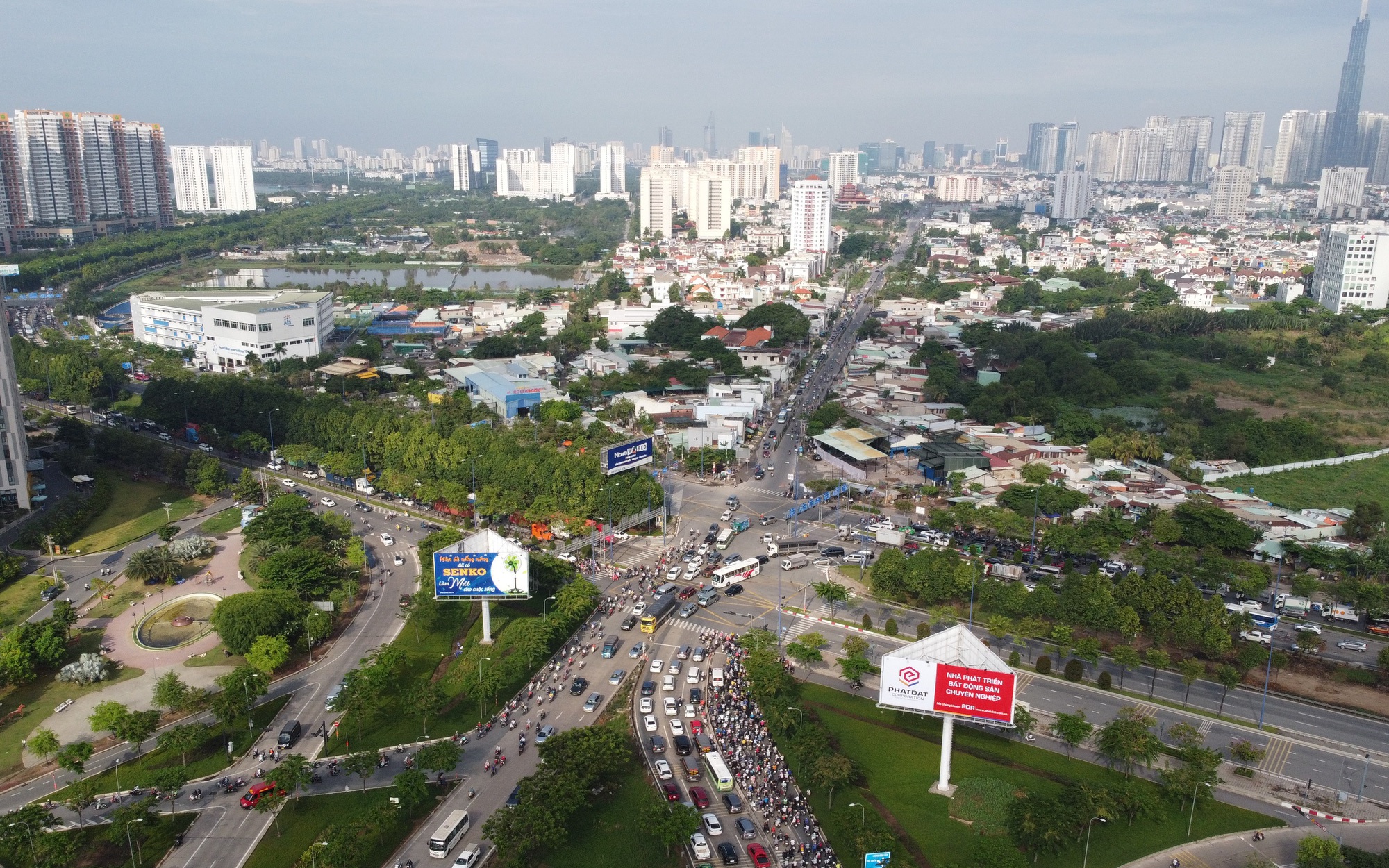 Nhà đất, bất động sản Thủ Thiêm tăng nhiệt nhờ hưởng lợi hạ tầng giao thông