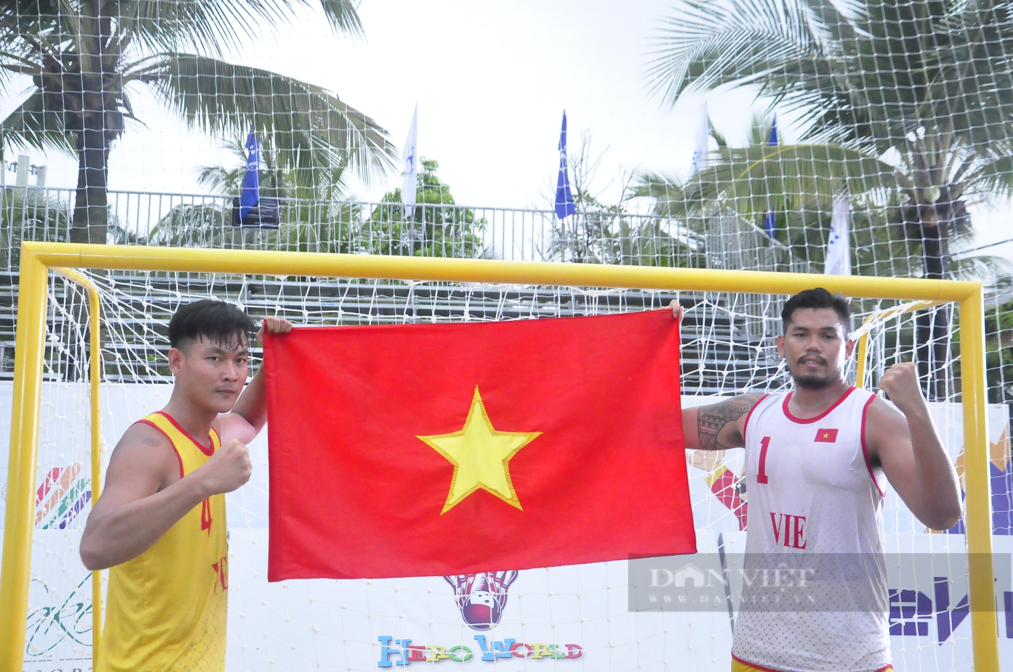 5 trận toàn thắng, bóng ném bãi biển Việt Nam giành huy chương Vàng sớm một lượt đấu - Ảnh 8.
