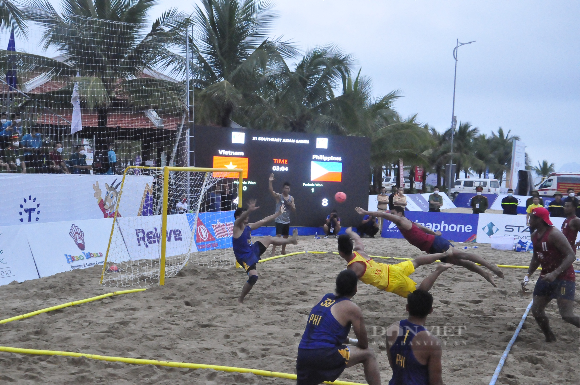 5 trận toàn thắng, bóng ném bãi biển Việt Nam giành huy chương Vàng sớm một lượt đấu - Ảnh 2.