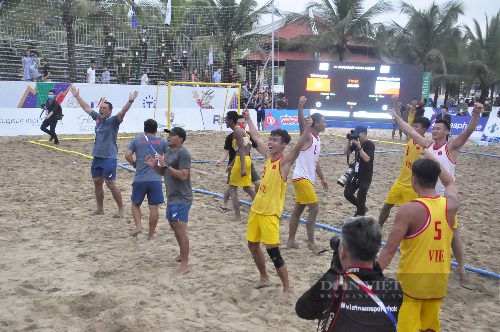 5 trận toàn thắng, bóng ném bãi biển Việt Nam giành huy chương Vàng sớm một lượt đấu - Ảnh 6.